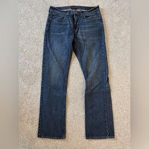 Classic Indigo Straight-Leg Jeans 32Wx 32L